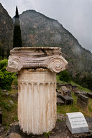 Column at Delphi, Greece