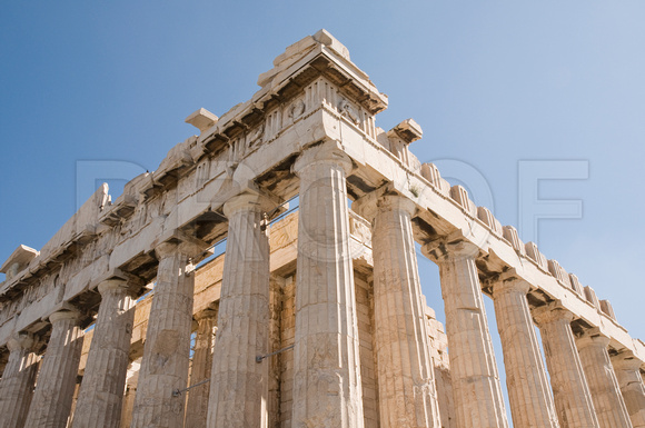 Architectual Detail of The Parthenon